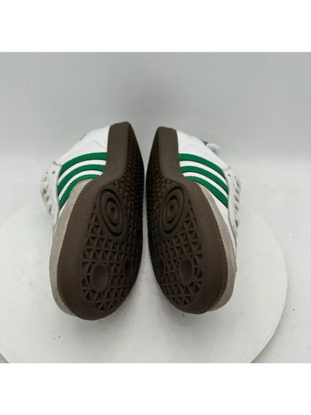 Adidas Originals Samba Men Size 9.5  IG1024 White Green Grey Casual Shoes